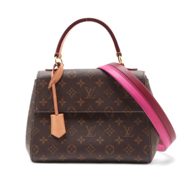 Louis Vuitton Monogram Cluny BB Bordeaux x Fuchsia - Picture 1 of 13